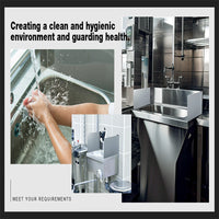 2-Pack Wall-Mounted Sink Splash Guard Metal Side Splash Shield