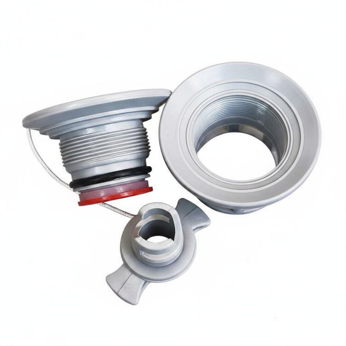 Multiple Nozzles Inflatable Board Valve Leak Proof High Pressure Air Valve Replacement Part Kayak Air Nozzle Double Seal for Outdoor