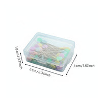 Textile Positioning Pins Multi-Color Decorative Head Pins for Crafters