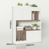 Office Partition Cabinet Modern Minimalist Design Workstation Divider Cabinet Easy to Install Standing Partition Screen for Interior Designers
