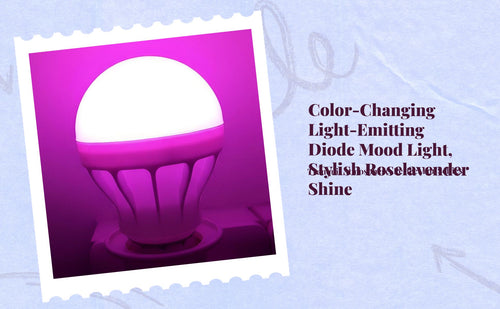 Remote dimmable color LED night light
