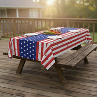 American Flag Party Set Single-Use Independence Day Tableware Kit for BBQ