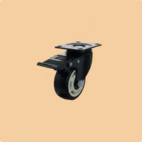 Nylon Plate Caster Effortless Rolling Mobility Hardware Heavy Duty