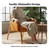 Upholstered Dining Chair and Table Combo Padded Seats Cafe Furniture Set Modern Design Fire Retardant Foam for Bistro, Hotel