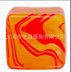 Orange Cube Box