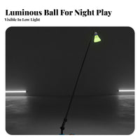 Solo Badminton Practice Aid Luminous Badminton Return Practice Aid Training Aid Easy Installation Sports Equipment Adjustable