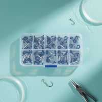 50 Pieces Sea Rod Top Guide Fishing Rod Tip Top Low-Friction Fishing Pole Eyelet Repair Kit for Anglers