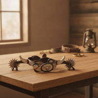 Horse Riding Aids with Rotating Wheel Engraved Riding Aids with Rowels Versatile Tack for Stables