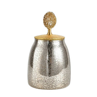 Storage Jar with Tree Finial Subtle for Living Room, Collectors