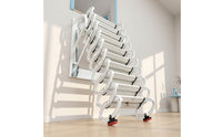 Retractable Attic Ladder Folding Attic Ladder Space-Saving for Homeowners, Loft, Mezzanine