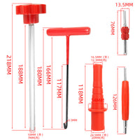 Tire Valve Core Removal Tool Kit for Quick Tire Repair