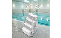 Freestanding Pool Stairs Non-Slip Pool Stair Unit Yard Equipment