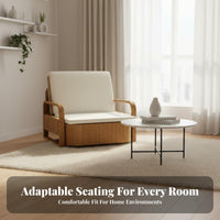 Fold-Expandable Single Lounger Foldable Design Sleeper Chair Two-in-oneUse Space-Saving for Office Workers, Students