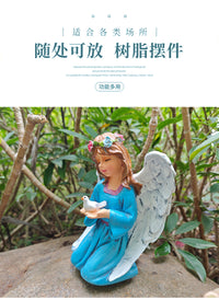 Vintage Flower Fairy Resin Garden Ornament