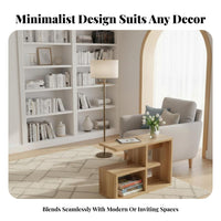 Multi-Level Accent Table Minimalist Design Nightstand Versatile Use for Students