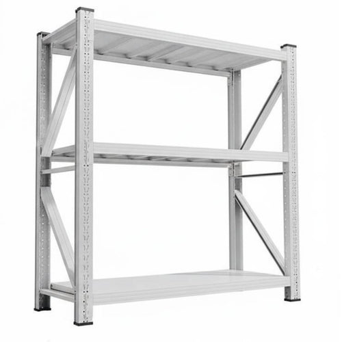 Freestanding Garage Shelving Metal Utility Shelving Unit Heavy Duty Storage Shelf Multi-tier Warehouse Rack Adjustable Carbon Steel Suitable for Garage Warehouse Commercial Use Basement