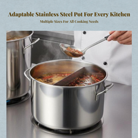 Double-sided stainless steel hot pot