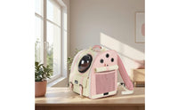 Cat Backpack Carrier with Bubble Window Transparent Cat Backpack with Window Breathable Ventilated for Cats, Outdoor, Hiking