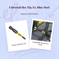 S2 steel hex bits for electric screwdrivers