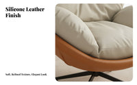 rotate enveloping seat Chair Modern Minimalist rotate Barrel Chair Ergonomic Shape Oversized for Homeowners, Bedroom