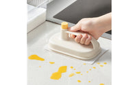 Handheld Cleaning Brush Low-Low-Profile Compact Scrub Brush Top Handle