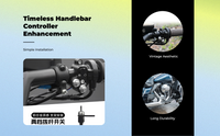Waterproof alloy motorcycle handlebar