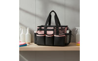 Cleaning Tote with Shoulder Strap Portable  Organizer Simple to Clean to Cleaning Supply Carryall for Housekeepers, Housekeeping