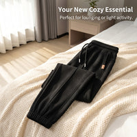 Joggers for Women UK Fleece Lined Tracksuit Bottoms for Winter Loungewear, Loose Fit Casual Sweatpants in Multiple Lengths