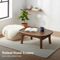 Foldable Floor Table Modern Minimalist design Foldable Leg Table Space-Saving Sturdy Construction for Students, Bedroom, Balcony
