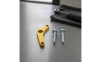 Machined-Metal Lever Plate with Bolts Bolt-on Motorcycle Modification Bracket Slim Motorcycle License Plate Bracket Compact