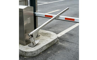 Durable Stainless Steel Straight Suction Arm with Base Plate Hardware for High-traffic Car Wash Stations