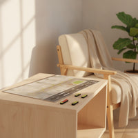 Airport Display Board Wooden Airport Diorama Board Detailed Mat for Shelf