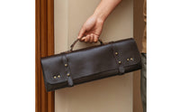 Drum Bag Leather Drumstick Roll Small Holder for Gigs, Music School