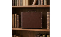 Suitcase Storage Box Textured Mini Suitcase Vintage Storage Box Compact Sturdy for Home Decor, Photography