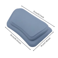 Bathtub Headrest Cushion Supportive PU Bath Headrest Low-Profile for Adults