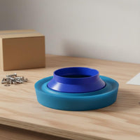 Eccentric Toilet Flange Adapter No Digging Required Offset Toilet Flange Leak-Resistant Plumbing Fitting for Home Improvement Enthusiasts