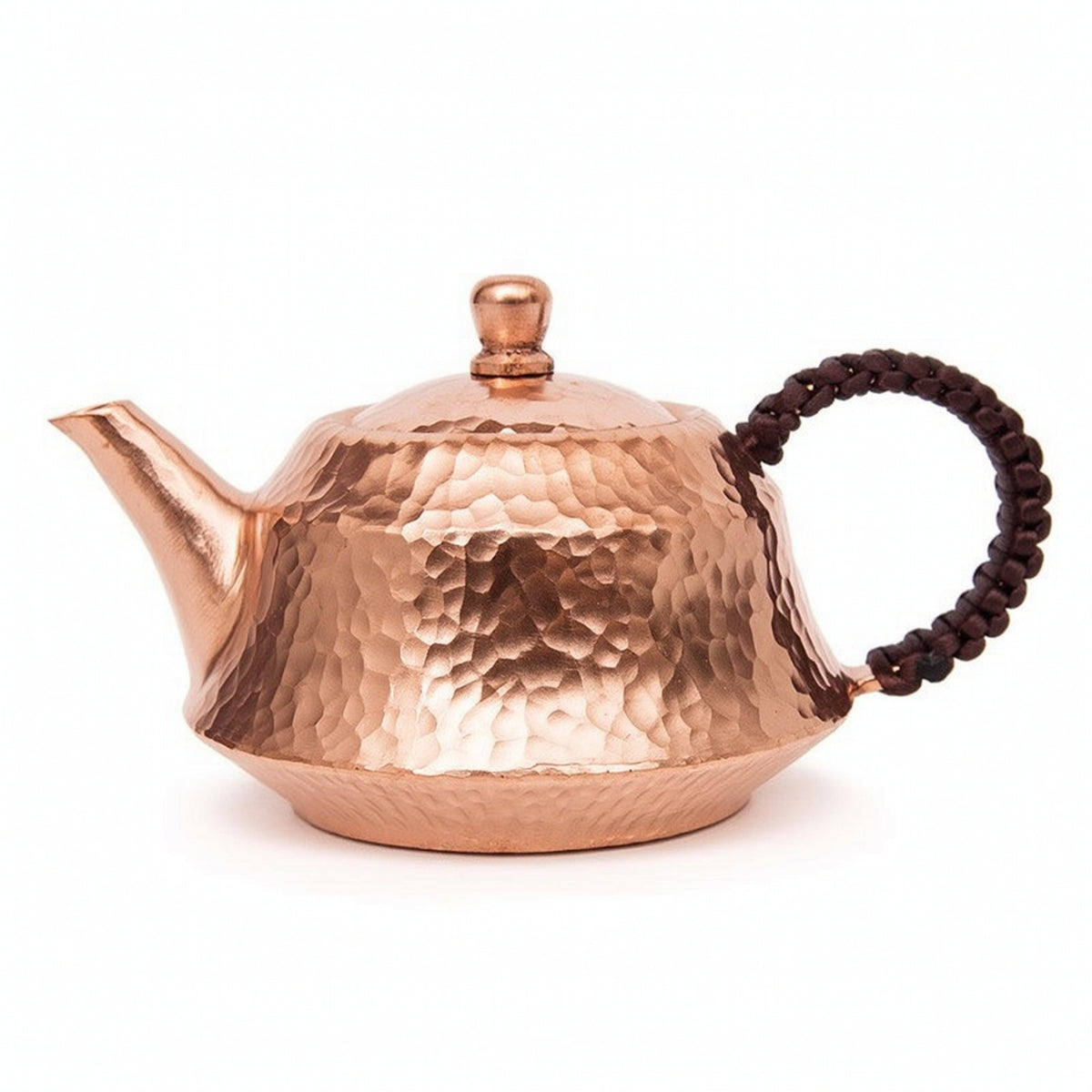 Copper Teapot Compact Tea Pot with Handle Traditional for Collectors