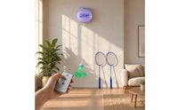 Badminton with Remote Control | overhead-Mounted, Self-Returning, Badminton Training Device, for Home