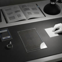 Clear Trading Card Centering Tool Printed Card Centering Tool Sturdy Portable for Desk