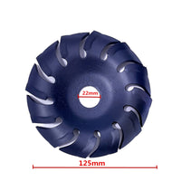 Angle Grinder Wood Carving Disc Dark Blue Wood Shaping Disc Versatile Use