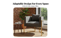 5-Piece Dining Set Nordic Aesthetic circular table with 4 Shell Chairs Modern Design Upholstered Seats for Interior Designers