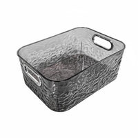 Rectangular Acrylic organizer Transparent Design Clear Container accessible-top-topped Top for Women