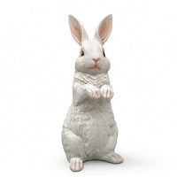 Rabbit Figurine Lifelike Bunny Statue Sturdy for Collectors