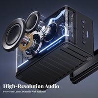 Light-up Party Speaker Portable Design Transparent Light-up Speaker for Parties