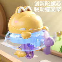 儿童平衡恐龙黑科技不倒翁独轮车玩具悬空走钢丝电动跨境火热款