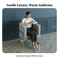 Light Luxury Design cumulusShaped Settee stylish aesthetic Waiting Bench distinctive Curved outline Loveseat Comfortable seating for Salon Owners, Interior Designers, Reception Lobby, Boutique, Living Room, Apartment