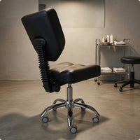 Upholstered Swivel Chair Five-Wheel Height-Adjustable Swivel Chair Stitched Seams