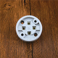 E27 Bulb Holder for Tortoise Accessories and Heat Lamp, High Temperature Resistant Ceramic Light Fixture for Reptile Enclosure, 6 Pack, 250V