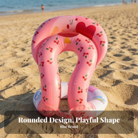 Inflatable Swim Buoyant Circle With | PVC Material, Inflatable Seat Floatage, for aquatic play
