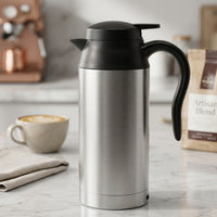 Stainless Steel Car Electric Kettle Portable Car Kettle with Plug Leak-Proof Food-Grade for Travelers, Commuters